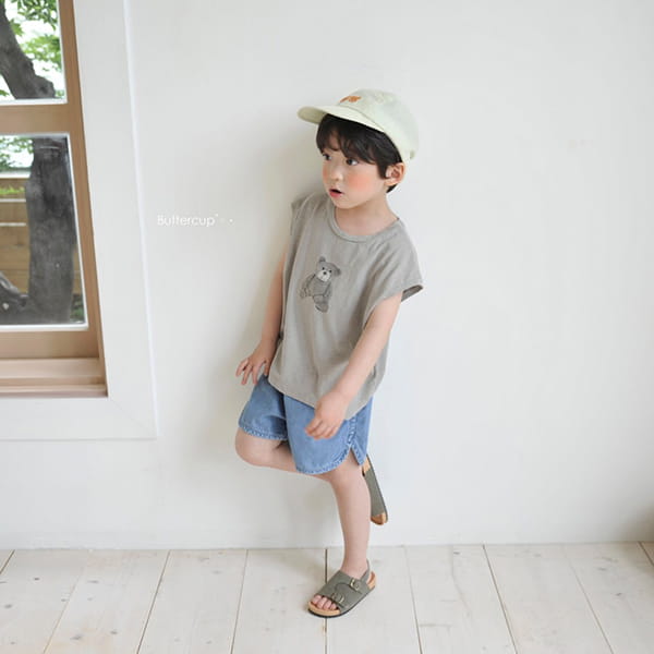 BUTTERCUP - Korean Children Fashion - #Kfashion4kids - Binding Mini Denim Shorts - 8