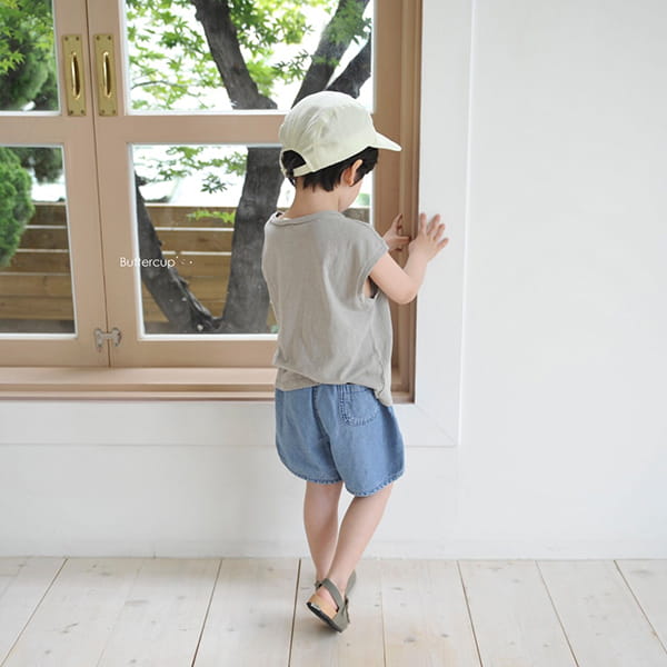 BUTTERCUP - Korean Children Fashion - #Kfashion4kids - Binding Mini Denim Shorts - 9