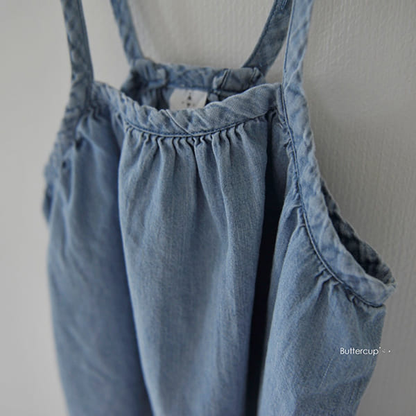 BUTTERCUP - Korean Children Fashion - #Kfashion4kids - String Dungarees Denim Skirt - 3
