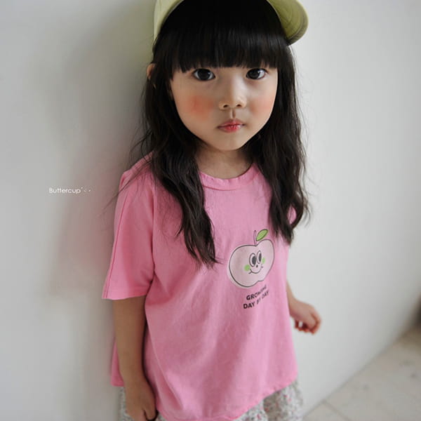 BUTTERCUP - Korean Children Fashion - #Kfashion4kids - Growing Apple Tee