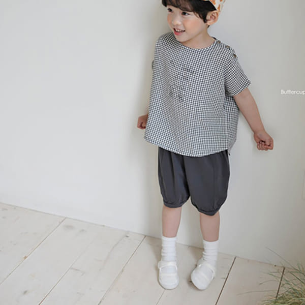 BUTTERCUP - Korean Children Fashion - #Kfashion4kids - Line Jersey Shorts