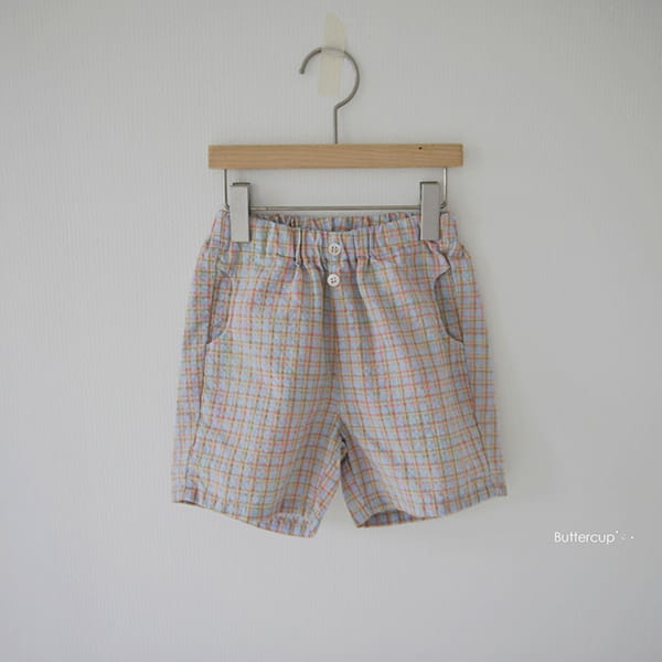 BUTTERCUP - Korean Children Fashion - #Kfashion4kids - Reple Check Shorts - 2