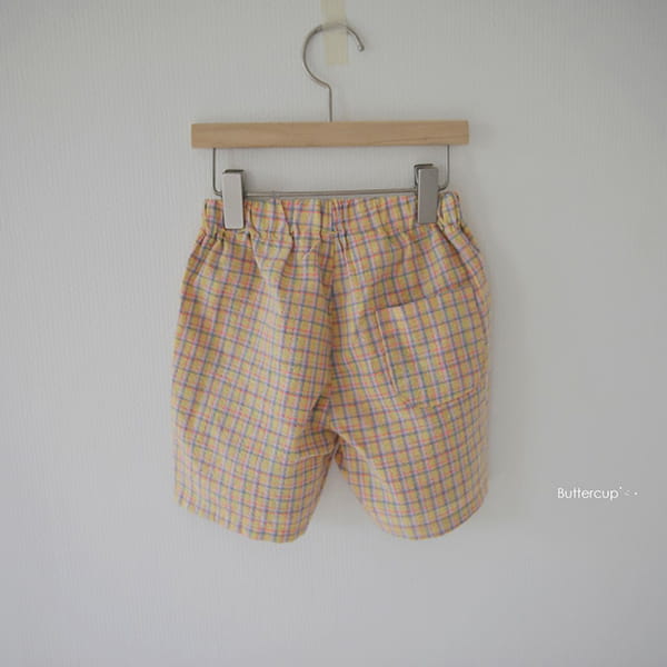 BUTTERCUP - Korean Children Fashion - #Kfashion4kids - Reple Check Shorts - 5