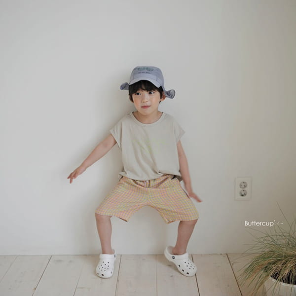 BUTTERCUP - Korean Children Fashion - #Kfashion4kids - Reple Check Shorts - 9