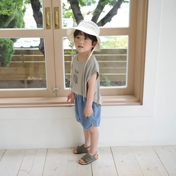 BUTTERCUP - Korean Children Fashion - #Kfashion4kids - Drawing Bear Tee - 12