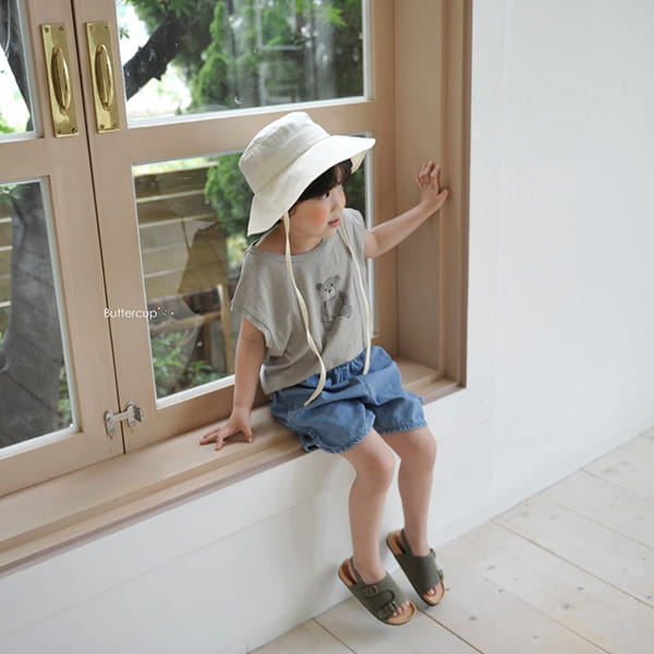 BUTTERCUP - Korean Children Fashion - #Kfashion4kids - Drawing Bear Tee - 2