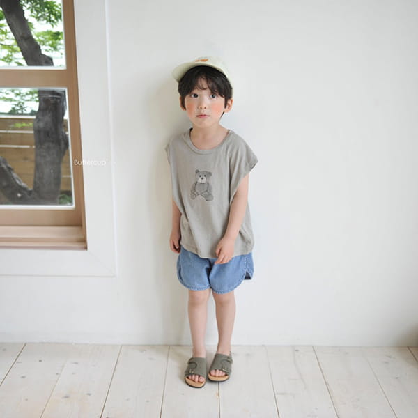 BUTTERCUP - Korean Children Fashion - #Kfashion4kids - Drawing Bear Tee - 3