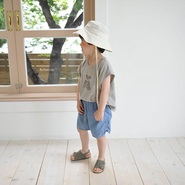 BUTTERCUP - Korean Children Fashion - #Kfashion4kids - Drawing Bear Tee - 4