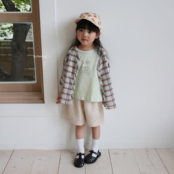 BUTTERCUP - Korean Children Fashion - #Kfashion4kids - Drawing Bear Tee - 8