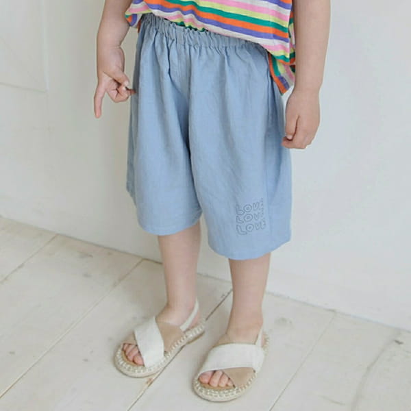 BUTTERCUP - Korean Children Fashion - #Kfashion4kids - Love Cotton Linen Shorts