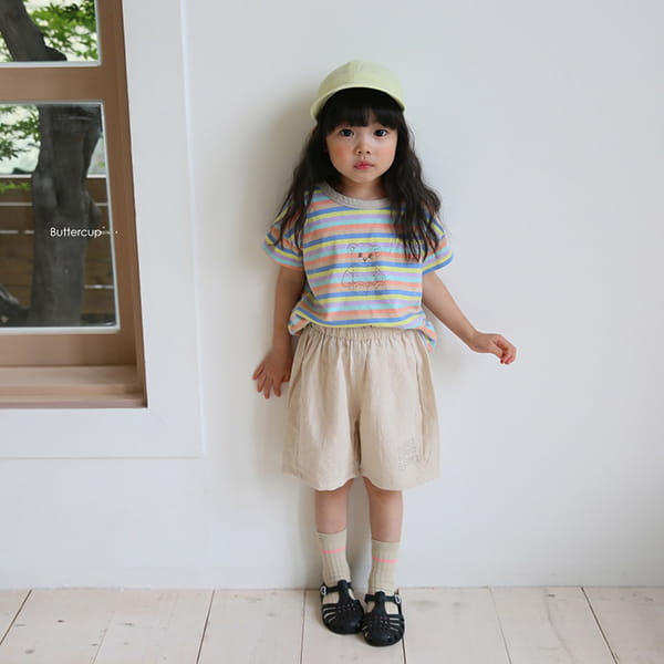 BUTTERCUP - Korean Children Fashion - #Kfashion4kids - Love Cotton Linen Shorts - 8
