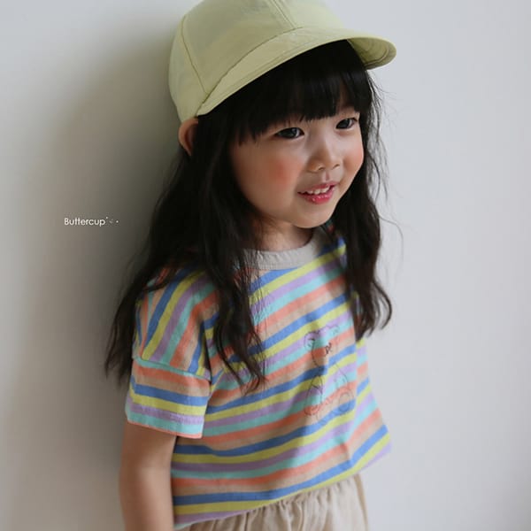 BUTTERCUP - Korean Children Fashion - #Kfashion4kids - Rainbow Bear Tee