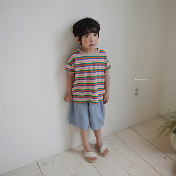 BUTTERCUP - Korean Children Fashion - #Kfashion4kids - Rainbow Bear Tee - 4