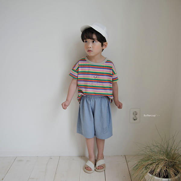 BUTTERCUP - Korean Children Fashion - #Kfashion4kids - Rainbow Bear Tee - 6
