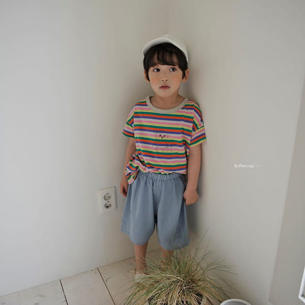 BUTTERCUP - Korean Children Fashion - #Kfashion4kids - Rainbow Bear Tee - 7
