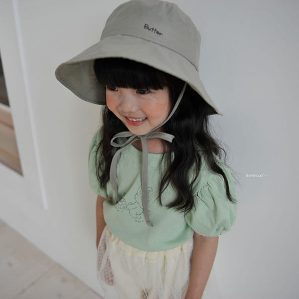 BUTTERCUP - Korean Children Fashion - #Kfashion4kids - Apple and Rabbit Tee