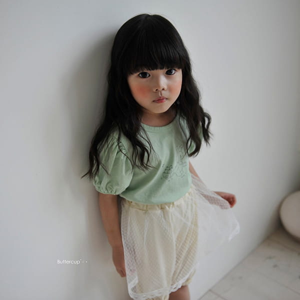 BUTTERCUP - Korean Children Fashion - #Kfashion4kids - Apple and Rabbit Tee - 10
