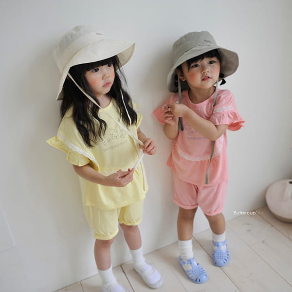 BUTTERCUP - Korean Children Fashion - #Kfashion4kids - Rabbit Round Top Bottom Set - 10