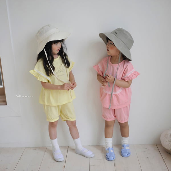BUTTERCUP - Korean Children Fashion - #Kfashion4kids - Rabbit Round Top Bottom Set - 12