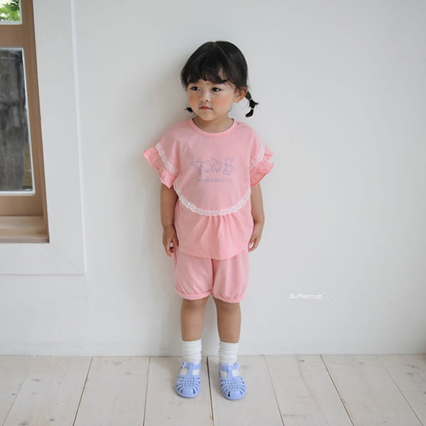 BUTTERCUP - Korean Children Fashion - #Kfashion4kids - Rabbit Round Top Bottom Set - 7