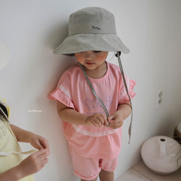 BUTTERCUP - Korean Children Fashion - #Kfashion4kids - Rabbit Round Top Bottom Set - 8