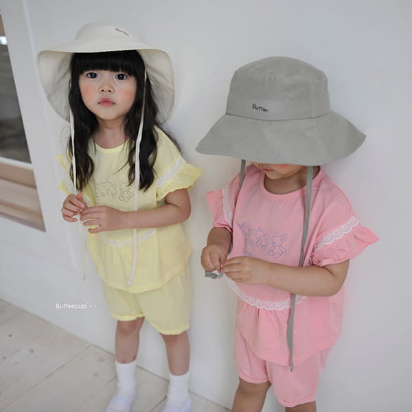BUTTERCUP - Korean Children Fashion - #Kfashion4kids - Rabbit Round Top Bottom Set - 9