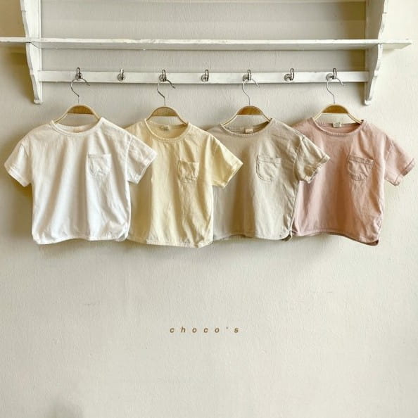 CHOCO-BEBE - Korean Children Fashion - #Kfashion4kids - Pocket Tee