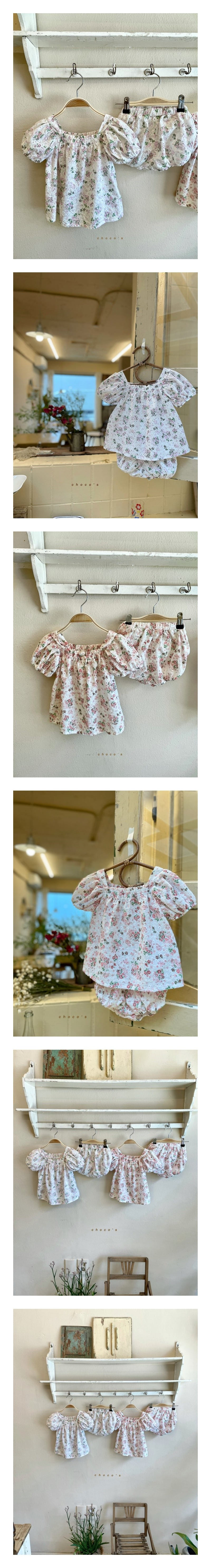 CHOCO-BEBE - Korean Children Fashion - #Kfashion4kids - Ruby Blouse Bottom Set