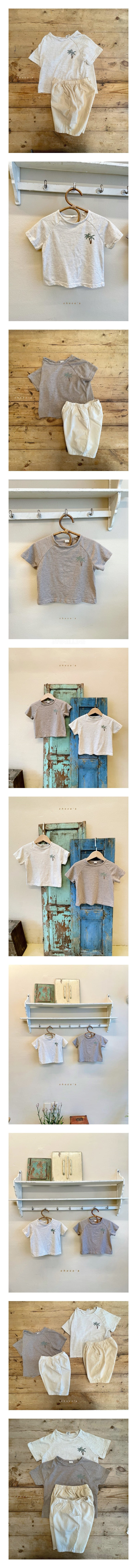 CHOCO-BEBE - Korean Children Fashion - #Kfashion4kids - Palm Tree Tee
