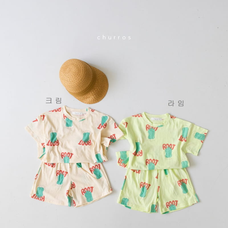 CHURROS - Korean Children Fashion - #Kfashion4kids - Piment Fruit Top Bottom Set - 11