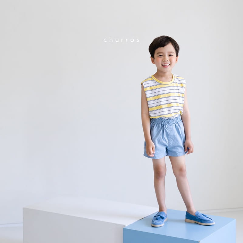 CHURROS - Korean Children Fashion - #Kfashion4kids - Stripes Sleeveless - 12