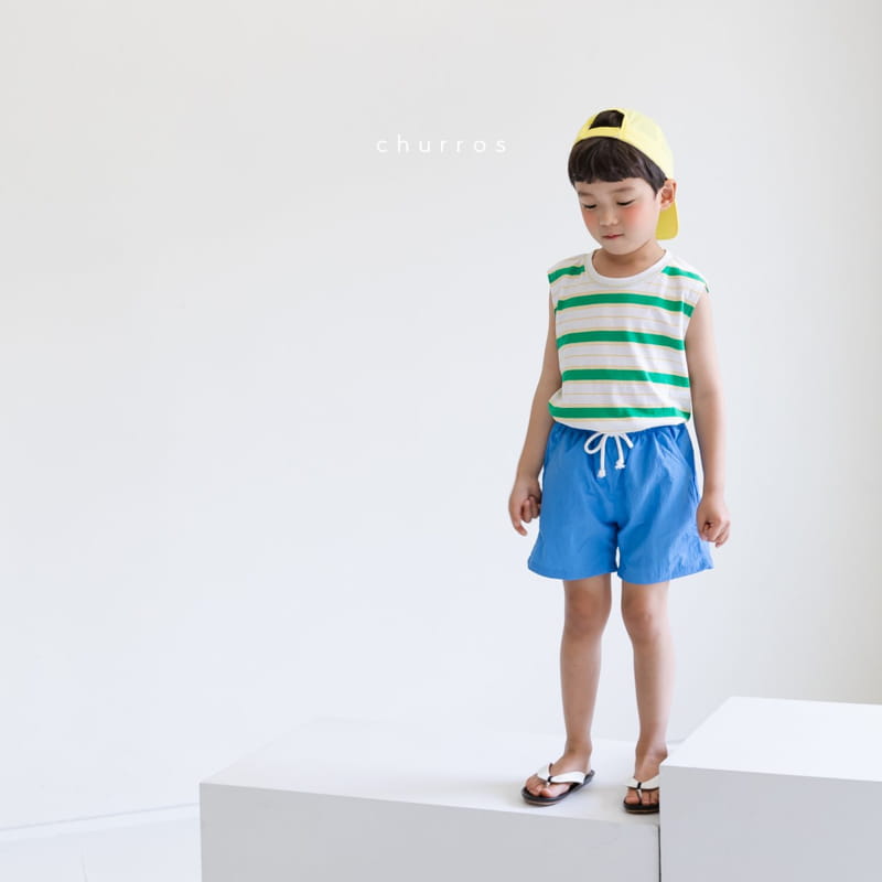 CHURROS - Korean Children Fashion - #Kfashion4kids - Stripes Sleeveless - 2