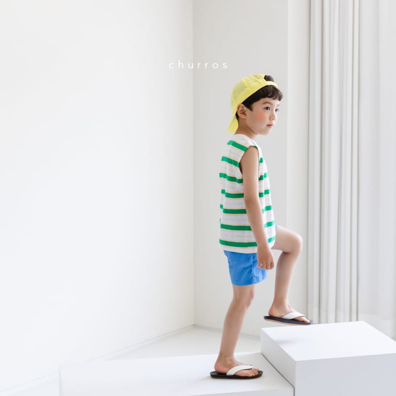 CHURROS - Korean Children Fashion - #Kfashion4kids - Stripes Sleeveless - 3