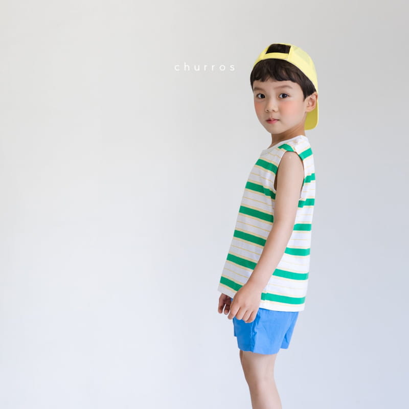 CHURROS - Korean Children Fashion - #Kfashion4kids - Stripes Sleeveless - 6