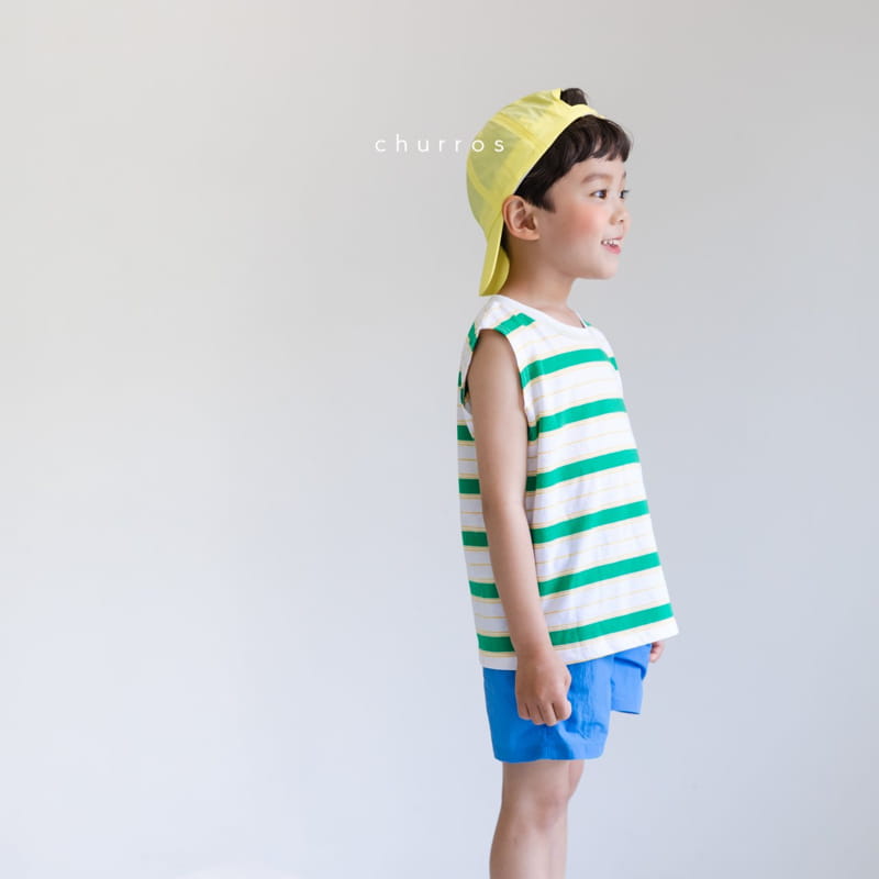 CHURROS - Korean Children Fashion - #Kfashion4kids - Stripes Sleeveless - 7