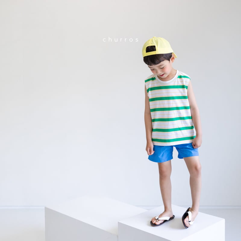 CHURROS - Korean Children Fashion - #Kfashion4kids - Stripes Sleeveless - 8