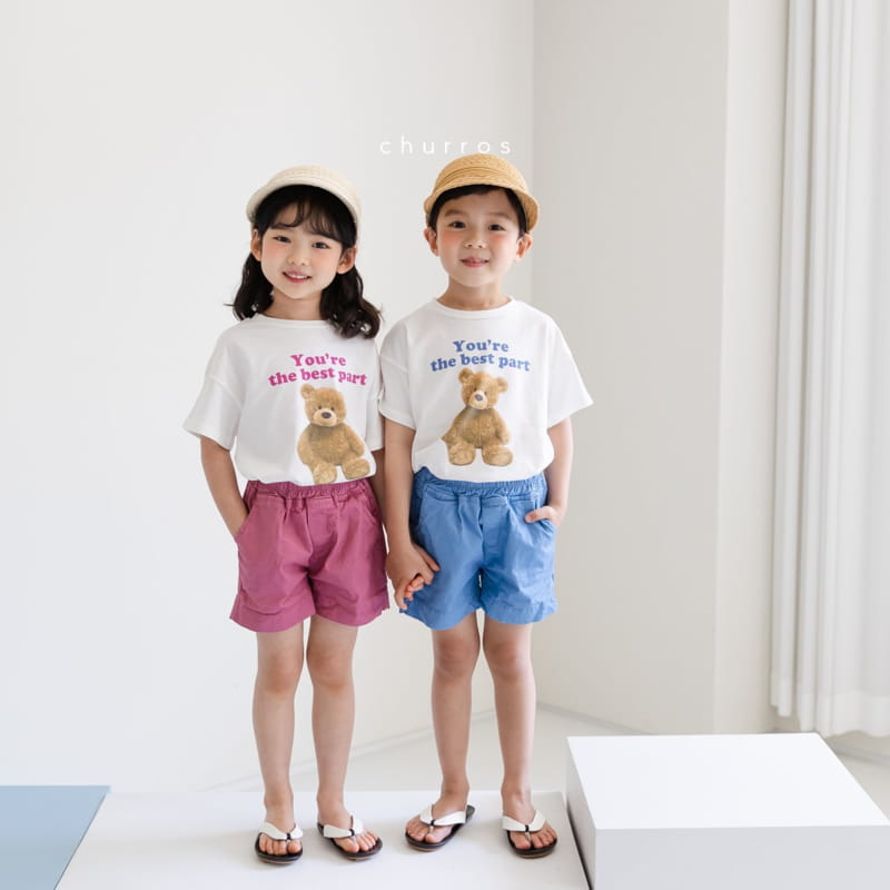 CHURROS - Korean Children Fashion - #Kfashion4kids - Pigment Shorts - 6