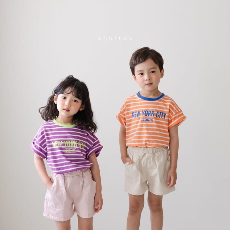 CHURROS - Korean Children Fashion - #Kfashion4kids - Pocket Span Shorts