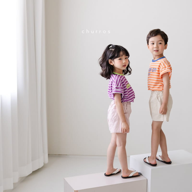 CHURROS - Korean Children Fashion - #Kfashion4kids - Pocket Span Shorts - 7