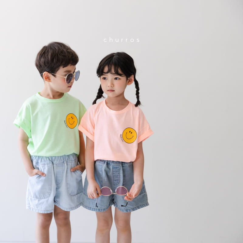 CHURROS - Korean Children Fashion - #Kfashion4kids - Pocket Denim Shorts - 12