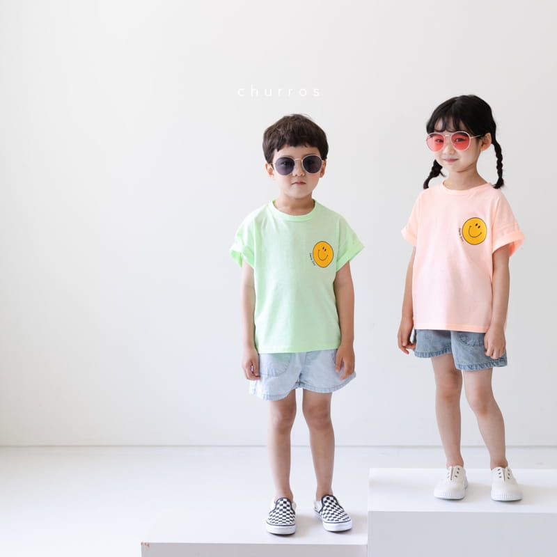 CHURROS - Korean Children Fashion - #Kfashion4kids - Pocket Denim Shorts - 3
