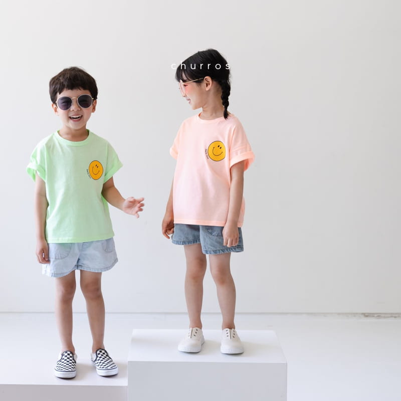 CHURROS - Korean Children Fashion - #Kfashion4kids - Pocket Denim Shorts - 8