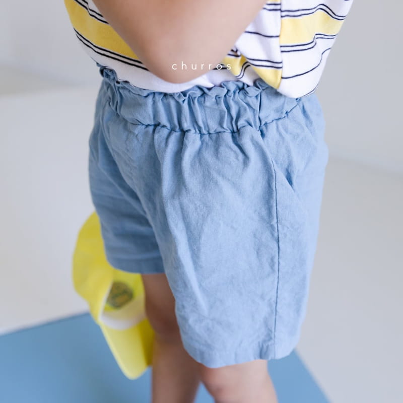 CHURROS - Korean Children Fashion - #Kfashion4kids - Linen Bending Shorts - 11