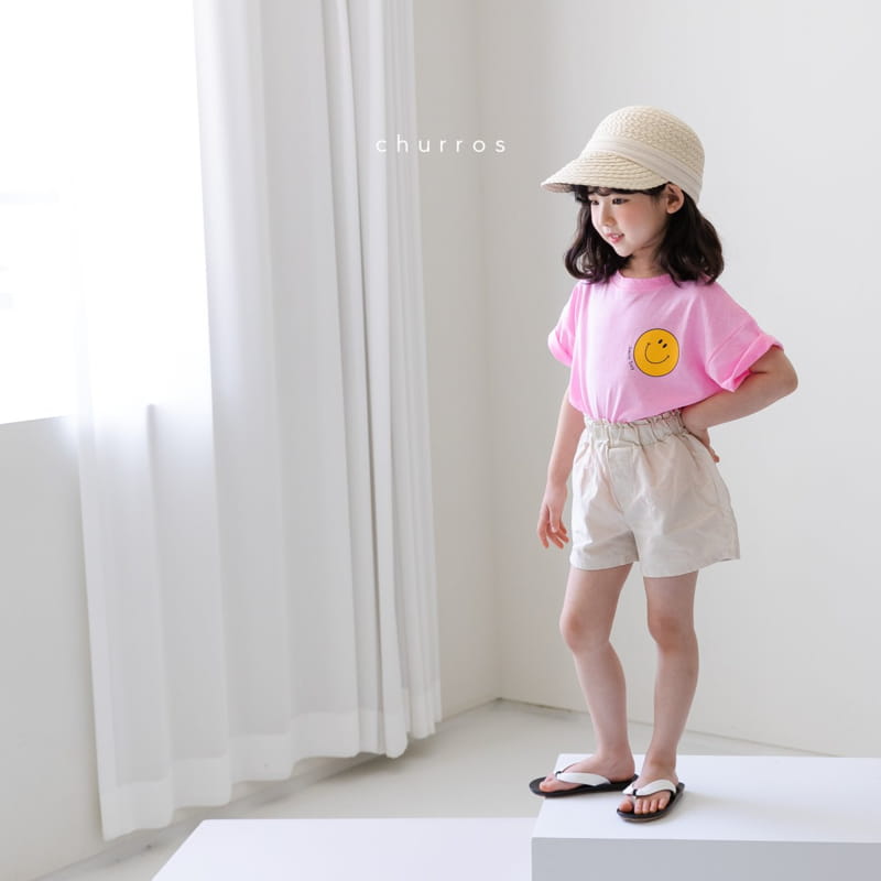 CHURROS - Korean Children Fashion - #Kfashion4kids - Linen Bending Shorts - 4