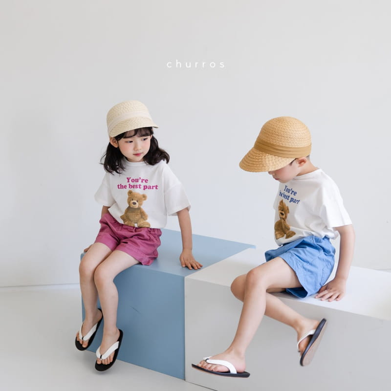 CHURROS - Korean Children Fashion - #Kfashion4kids - Bear Soldier Painting Tee - 11
