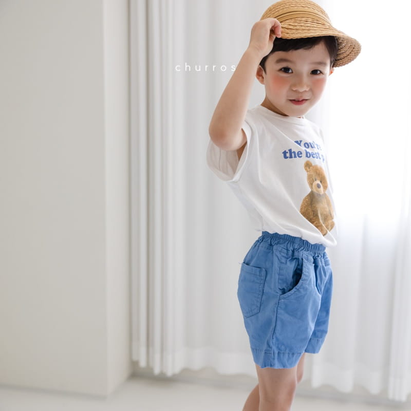 CHURROS - Korean Children Fashion - #Kfashion4kids - Bear Soldier Painting Tee - 7