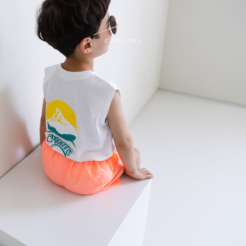 CHURROS - Korean Children Fashion - #Kfashion4kids - Chayenne Printing Sleeveless - 8