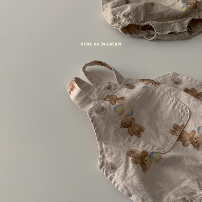 CIEL DE MAMAN - Korean Children Fashion - #Kfashion4kids - Bear Bodysuit - 11