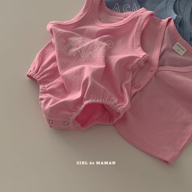CIEL DE MAMAN - Korean Children Fashion - #Kfashion4kids - Summer Cardigan Bodysuit Set - 11