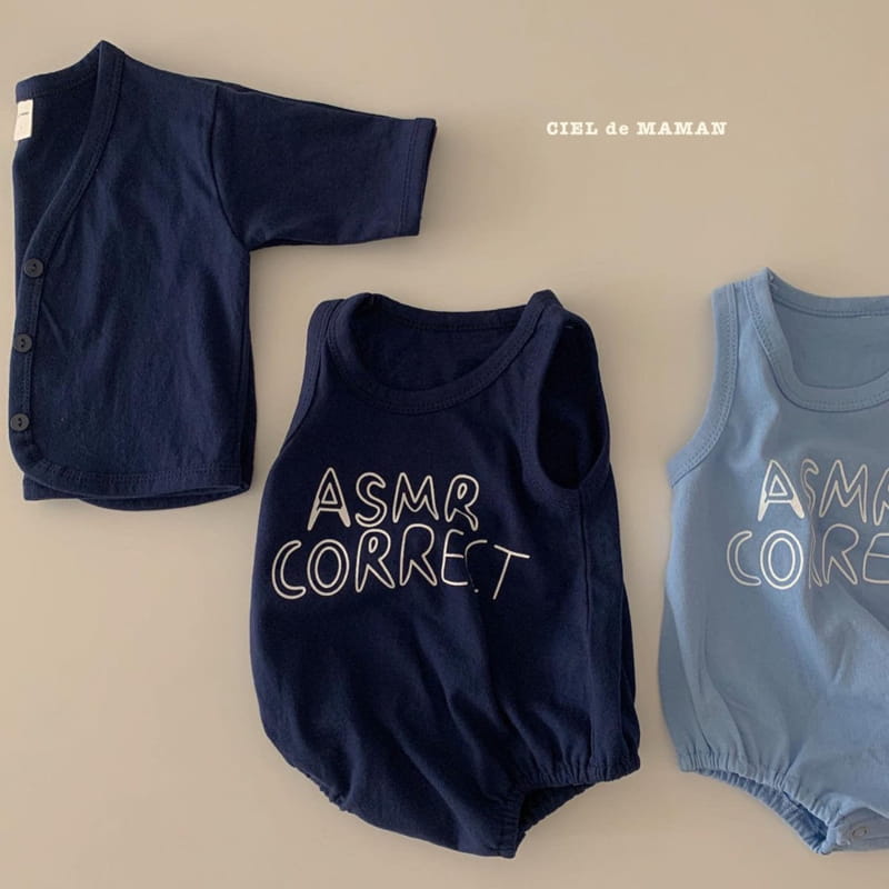CIEL DE MAMAN - Korean Children Fashion - #Kfashion4kids - Summer Cardigan Bodysuit Set - 9